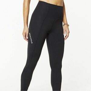 LULULEMON X SOULCYCLE Black Align Ribbed Panel High-Rise Tight 25" Nulu‎ Size 4